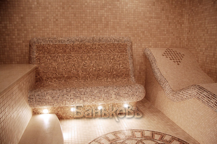 Турецкая баня с анатомическим лежаком - фото 13