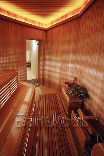 Традиционная баня с Hi-tech подсветкой