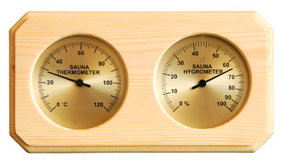 Измерительные приборы для бани: термометр и термогигрометр