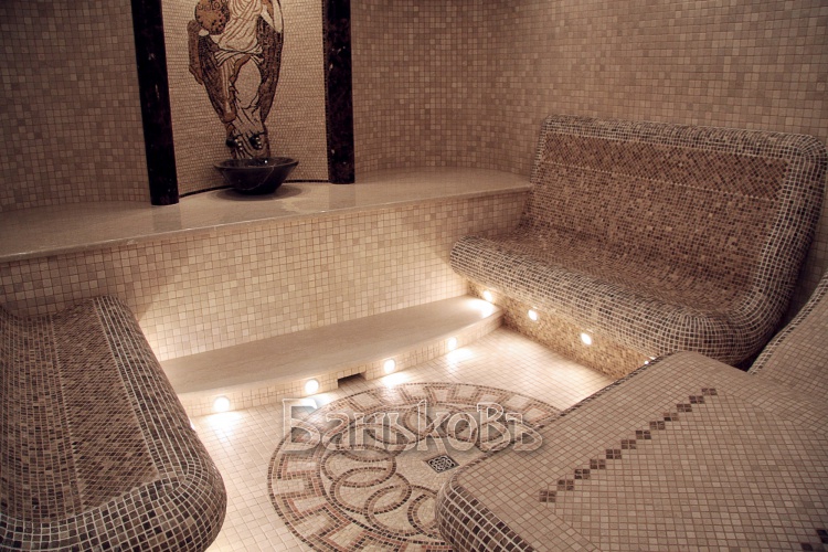 Турецкая баня с анатомическим лежаком - фото 19