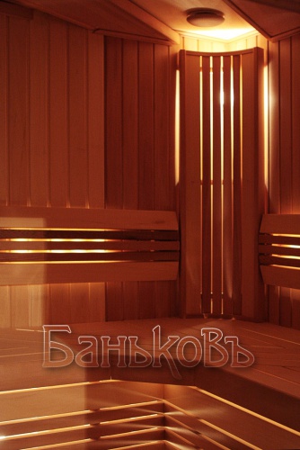 Русская баня с оригинальной светотерапией