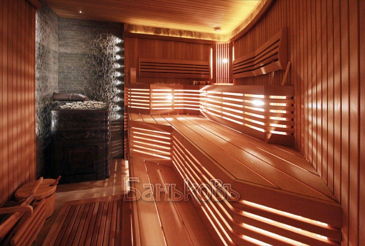 Традиционная баня с Hi-tech подсветкой - фото 3