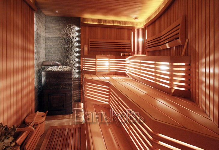 Традиционная баня с Hi-tech подсветкой - фото 9