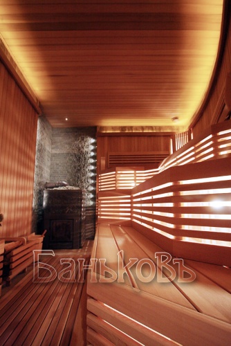 Традиционная баня с Hi-tech подсветкой - фото 10