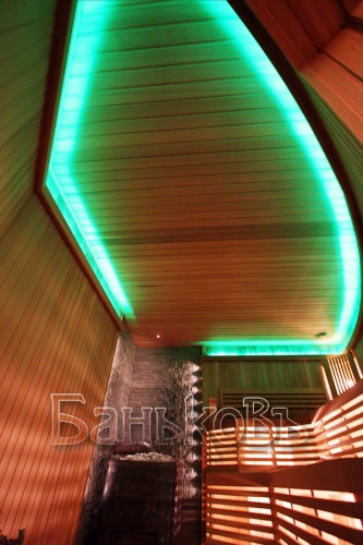 Традиционная баня с Hi-tech подсветкой - фото 7
