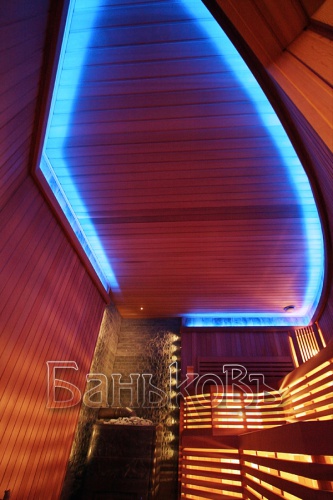 Традиционная баня с Hi-tech подсветкой - фото 14