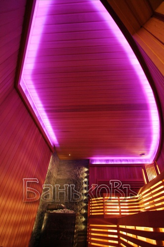 Традиционная баня с Hi-tech подсветкой - фото 12