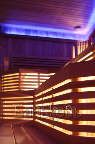 Традиционная баня с Hi-tech подсветкой - фото 26