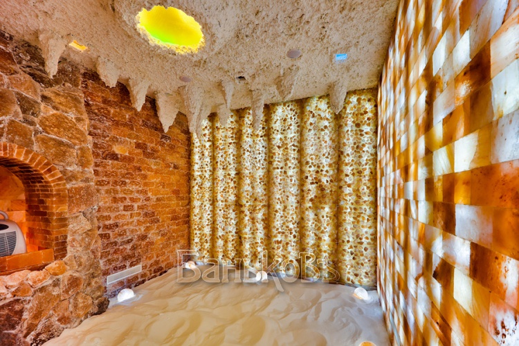 Соляная комната со стеклянной стеной - фото 3